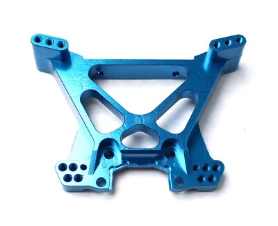 Torre de amortiguador trasero de aluminio RCE1843BL Racer's Edge Slash 4x4 - azul Foto 1 de 4