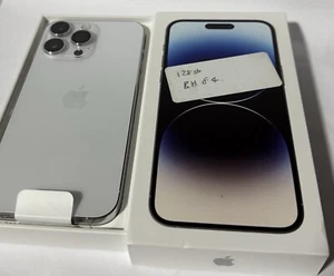 Apple iPhone 14 Pro Max 128GB  Silver Unlocked - Very Good Condition 🔋86% - Zdjęcie 1 z 7