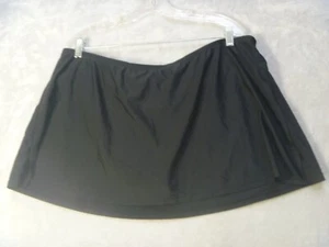 Time and Tru Black Skirted Swimsuit Swim Bottom Bathing Suit Size 16W-18W 1X - Picture 1 of 5