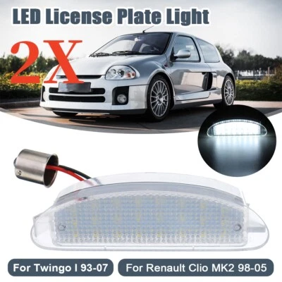 2x Lámpara de luz LED para Renault Clio MK2 98-05 Twingo I 93-07 Foto 1 de 4