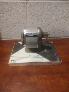 Sanford Giant Pencil Sharpener VTG Gray Six Hole Desk A8 - Picture 1 of 7