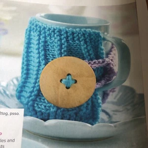Last Minute Make, Knitting Pattern for Mug Cosy by Nicola Valiji - Picture 1 of 1