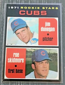 1971 CUBS Rookie Stars Dunegan/Skidmore Topps #121 Chicago Cubs NR/Mint - Picture 1 of 2