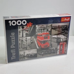 LONDON COLLAGE STREETS - 1000 PIECE TREFL JIGSAW PUZZLE - NEW & SEALED - RARE - Picture 1 of 5