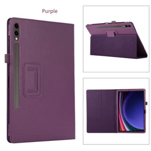 Privacy Case For Samsung Galaxy Tab S9 S9+ 2023 Tablet Leather Case Stand Cover - Picture 1 of 28