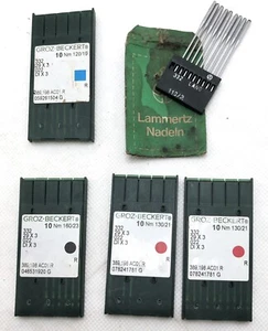 Lot Various Groz-Beckert Lammertz Nadeln Needles For Sewing Machines 130 120 160 - Imagen 1 de 1