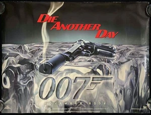 Die Another Day Original Quad Movie Poster Pierce Brosnan James Bond 2002 - Imagen 1 de 6