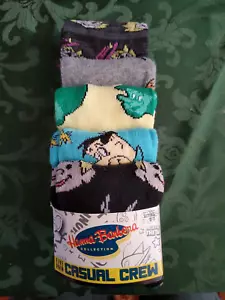 Bioworld Hanna Barbera 5-Pr Men's Casual Crew Socks (Sz 10-13) Top Cat, etc - Picture 1 of 7