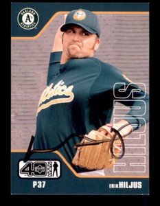 2002 Upper Deck 40 Man - Erik Hiljus - On Card Autograph