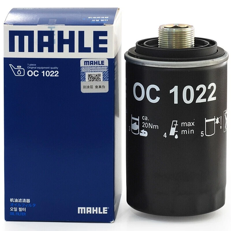 OEM Mahle 06J115403Q Oil filter for AUDI A3 A4 A5 A6 Q3 Q5 TT VW GTI Passat 2.0T Foto 1 de 3