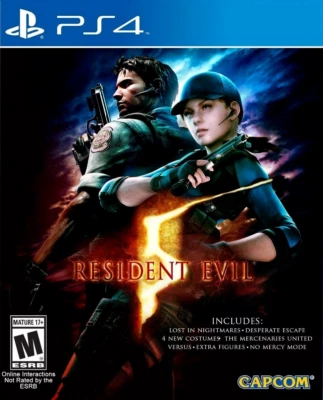 Resident Evil 5 PS4 Brand New Game (2016 Third-Person Shooter Survival Horror) - Image 1 of 3