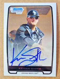 BB Kevan Smith 2012 Bowman Chrome Prospect Autographs #KS