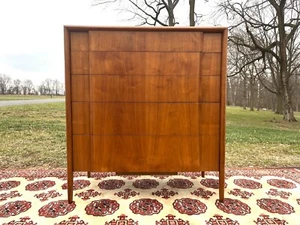 VTG/MCM 1960 DREXEL PARALLEL 5 DRAWER DRESSER BY B.FLAGG/SHIP RATES IN DESCRIPT - Picture 1 of 11