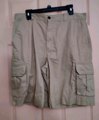 Pantalones cortos cargo para hombre John Ashford color tostado talla 36 💯 % algodón Foto 1 de 4