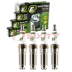 4 pc E3 Spark Plugs for 2006-2015 Mazda MX-5 Miata 2.0L L4 Ignition Wire pn - Picture 1 of 5