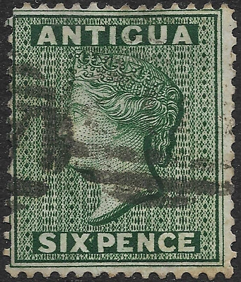Antigua 1863 6d sg 18x QV - Image 1 of 2