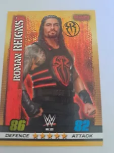 2017 Topps WWE Slam Attax 10th Edition Raw Superstars Roman Reigns #123 - Picture 1 of 2