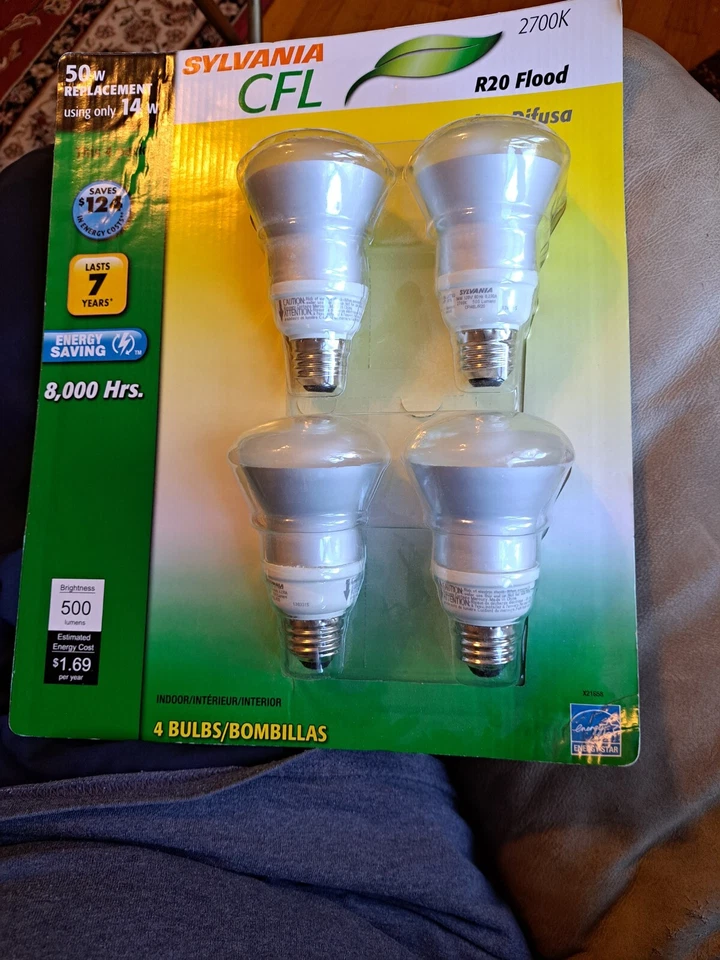 4 PACK Sylvania R20 FLOOD Bulb 2700K 14W= 50W Soft White - Image 1 of 1