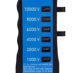 Tragbarer Digitaler Elektrozaun-Spannungsprüfer 6-Lampen-Tester 10000 V - Bild 1 von 24