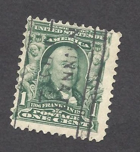 U.S. - SCOTT'S # 300 USED WITH CINCINNATI, OHIO PRECANCEL - Picture 1 of 2