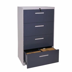 Aktenschrank HWC-A10, Hängeregisterschrank, A4, 132x76x46cm grau-dunkelgrau - Bild 1 von 7