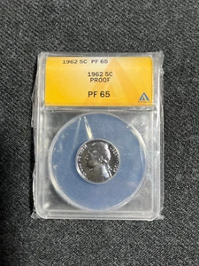 1962 - 5 Cent - ANACS- Proof 65 - Picture 1 of 2