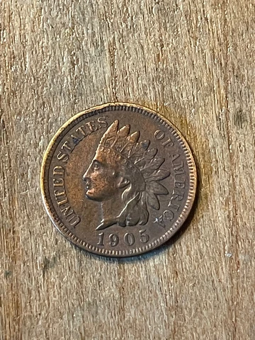 1905 Indian Cent VF Cover
