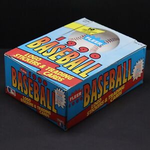 1990 Fleer Baseball Wax Box 36 Sealed Packs - Possible Larry Walker RC
