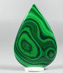 MALAQUITA Botrioidal Natural Cuarzo Cristal PALMA COLGANTE - Kolwezi Congo África - Imagen 1 de 12