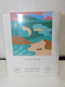 Michigan Adventure Bucket List: 50 Scratch-Off Cards for Outdoor Activities NEW - Picture 1 of 12