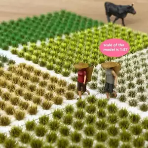 104/32/5pcs Microlandscape model static grass Grass Tufts Model Bushy Mini Farml - Picture 1 of 14