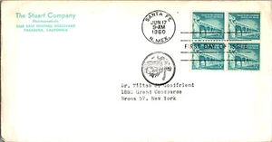 Palace of the Governors - Santa Fe - 1960 First Day of Issue FDC - Scott 1031A - Picture 1 of 4