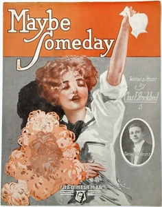 Partituras de colección Maybe Someday de Charles F. Strickland 1911 George N Seegitz - Imagen 1 de 3