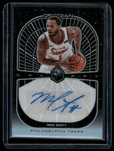 Autógrafos 2019-20 Panini Obsidian #GA-MSC Mike Scott Galaxy #/99 - Imagen 1 de 2