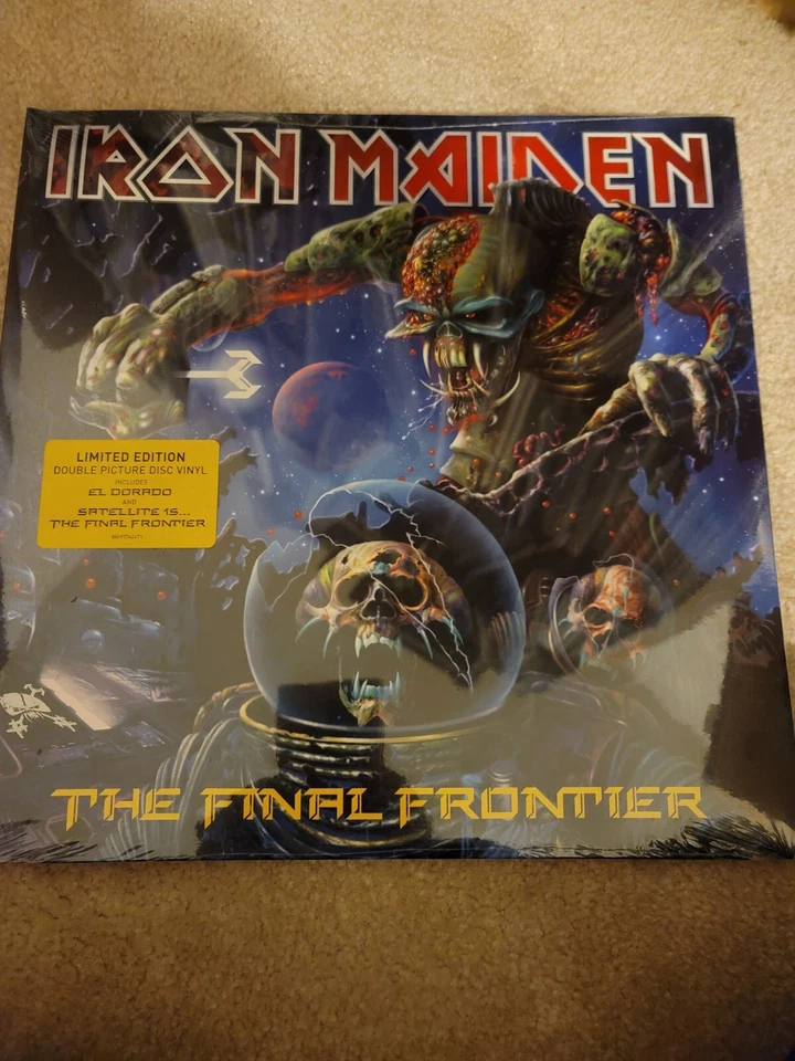 IRON MAIDEN THE FINAL FRONTIER LIMITED EDITION DOUBLE PICTURE DISC VINYL  - Image 1 of 2