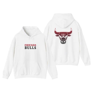 NBA - Sudadera con capucha unisex con logotipo de Chicago Bulls edición blanca - Michael Jordan - Imagen 1 de 7