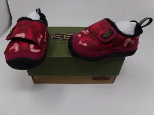 NIB KEEN Toddler/Kids Howser Low Wrap Shoe-Tots Jam/Rhubarb Pink #1025611-Size 5 - Picture 1 of 9