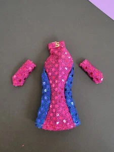 Spice Girls Girl Doll Custom Barbie Fashion Dark Blue Dress Baby Spice it up - Picture 1 of 10
