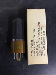 NOS NIB SYLVANIA JAN CHS 6V6GTY Brown Base AMPLIFIER Vacuum Tube TESTED B.8250 - Picture 1 of 3