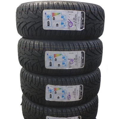 4 x UNIROYAL 185/55 R14 80T MS plus 77 Winterreifen 2014/2015 UNGEBRAUCHTE - Bild 1 von 4