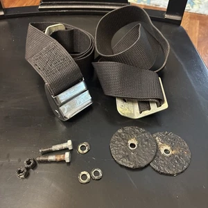 Rupert Parachute Cessna Air Plane 1954 Illinois S2 Black Chrome Seat Belt - Bild 1 von 6
