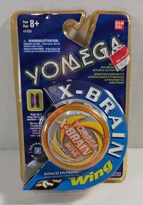 NOS Yomega X-Brain Wing Yo-Yo Advanced Level 2 1999 Bandai Orange Factory Sealed - Bild 1 von 5