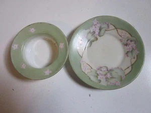 Vintage Tressemanes Vogt LIMOGES Frankreich Gewürz Gelee Schale mit Unterteller - Bild 1 von 6