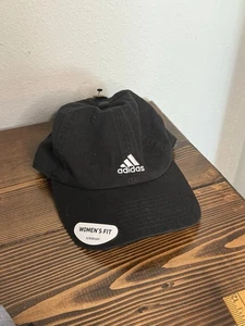 Adidas Squad Cap AEROREADY Womens Fit OSFA Strapback Boost Black NWT - Picture 1 of 5