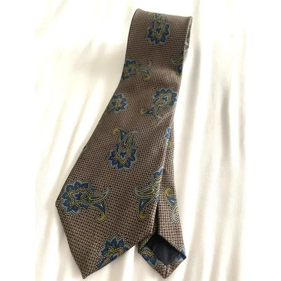 Vintage John Henry 100% Silk Made in USA paisley tie  - Image 1 of 4