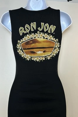 Vintage Ron Jon Surf Shop Women’s Tank Top Black Medium  - Image 1 of 4