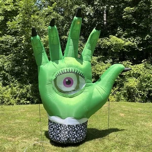 Gemmy Airblown Halloween Inflatable Kaleidoscope Mystic Hand 7.5 Ft - Picture 1 of 9