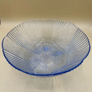 3,5 x 10,5" Vintage blaue Glasschale. Libbey Harmony.  - Bild 1 von 3