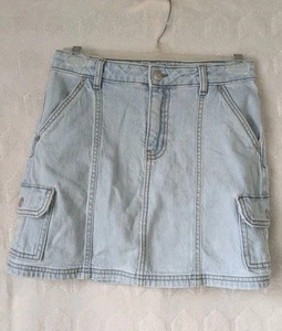 Youth Girl's Cat & Jack Denim Skirt - Size Large (10-12) - Picture 1 of 5