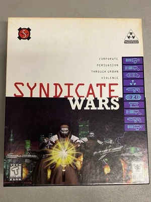 Syndicate Wars CD Rom Big Box PC Game Bullfrog Retro 1996 - Image 1 of 4